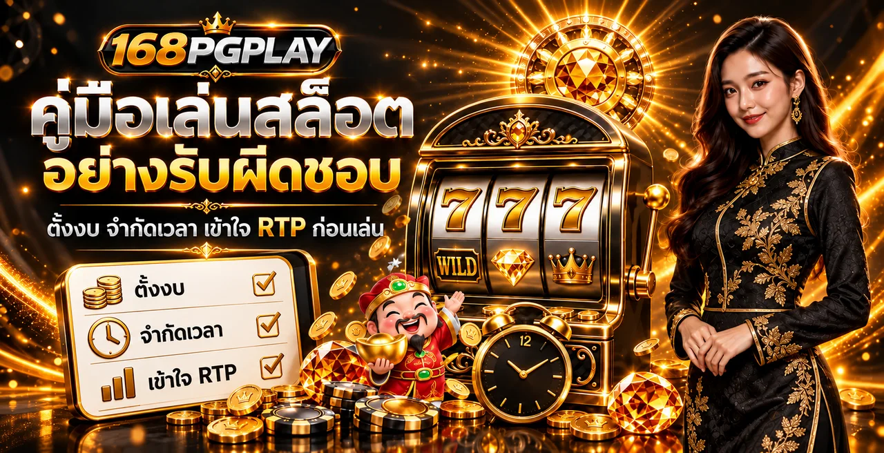 168PGPLAY คู่มือเล่นสล็อตอย่างรับผิดชอบ